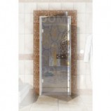 Дверь для хамам стекло - бронза (стекло) левая - купить в Екатеринбурге с доставкой
