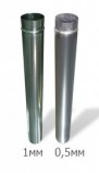 Труба — 1 м — 110 — Нерж 0,5 мм - купить в Екатеринбурге с доставкой